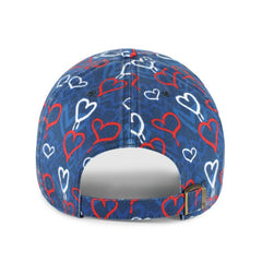 Atlanta Braves Girls Youth Mural Clean Up Adjustable Hat - Navy | 47 brand