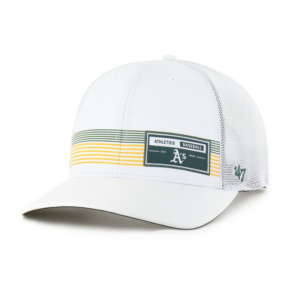Athletics Rangefinder brrr Trucker Adjustable Hat - White | 47 brand