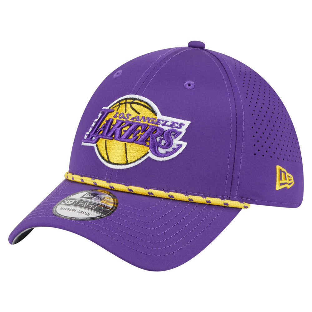 Los Angeles Lakers Featherweight Poly Rope Flex 39Thirty Hat - Purple | New Era cheap