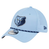 Memphis Grizzlies Featherweight Poly Rope Flex 39Thirty Hat - Light Blue | New Era for sale