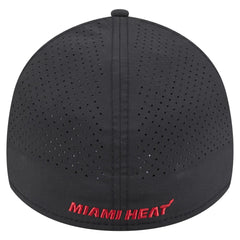 Miami Heat Featherweight Poly Rope Flex 39Thirty Hat - Black | New Era outlet