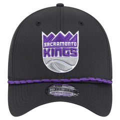 Sacramento Kings Featherweight Poly Rope Flex 39Thirty Hat - Black | New Era for sale