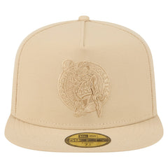 Boston Celtics Color Pack A-Frame 59FIFTY Fitted Hat - Khaki | New Era discount