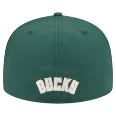 Milwaukee Bucks Deceptor 59FIFTY Fitted Hat - Hunter Green | New Era on sale