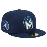 Minnesota Timberwolves Deceptor 59FIFTY Fitted Hat - Navy | New Era shop