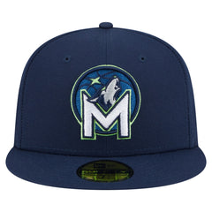 Minnesota Timberwolves Deceptor 59FIFTY Fitted Hat - Navy | New Era shop