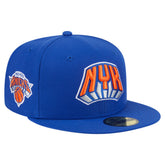 New York Knicks Deceptor 59FIFTY Fitted Hat - Blue | New Era online