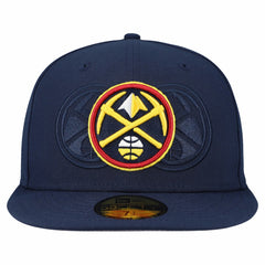 Denver Nuggets Tri-Hit 59Fifty Fitted Hat sale - Navy | New Era online