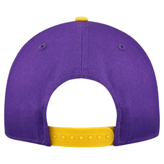 Los Angeles Lakers Bold Arch COOLERA 9FORTY A-Frame M-Crown Adjustable Hat - Purple | New Era shop