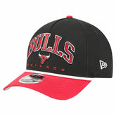 Chicago Bulls Bold Arch COOLERA 9FORTY A-Frame M-Crown Adjustable Hat - Black | New Era for sale