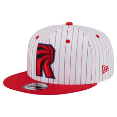Toronto Raptors Deceptor Pinstripe 9FIFTY Snapback Hat - White | New Era shop