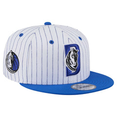 Dallas Mavericks Deceptor Pinstripe 9FIFTY Snapback Hat sale - White | New Era for sale