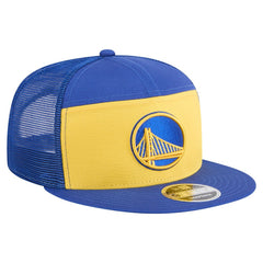 Golden State Warriors Outdoor Split Panel 9FIFTY Snapback Hat sale - Gold/Royal | New Era for sale