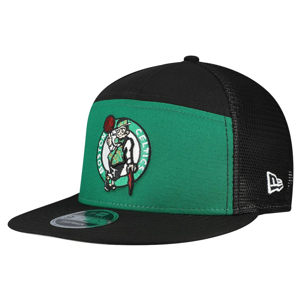 Boston Celtics Outdoor Split Panel 9FIFTY Snapback Hat - Kelly Green/Black | New Era shop