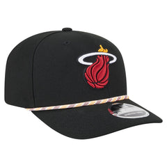 Miami Heat Rope 9SEVENTY Adjustable Hat - Black | New Era shop