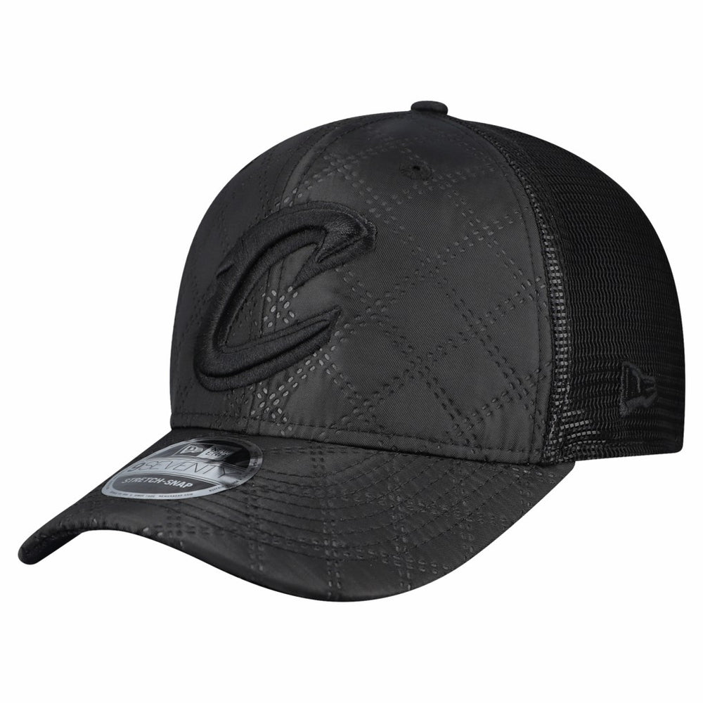 Cleveland Cavaliers Quilted 9SEVENTY Trucker Adjustable Hat sale - Black | New Era shop