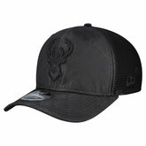 Milwaukee Bucks Quilted 9SEVENTY Trucker Adjustable Hat - Black | New Era online
