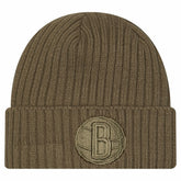 Brooklyn Nets Color Pack Cuffed Knit Hat - Olive | New Era cheap