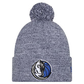 Dallas Mavericks Marled Cuffed Knit Hat with Pom sale - Navy | New Era cheap