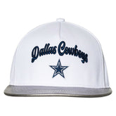 Dallas Cowboys The Wild Collective Women's Two-Tone Snapback Hat - White/Silver cheap