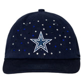 Dallas Cowboys The Wild Collective Women's Jeweled Adjustable Hat - Navy discount