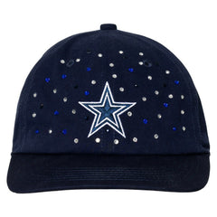 Dallas Cowboys The Wild Collective Women's Jeweled Adjustable Hat - Navy discount