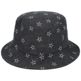 Dallas Cowboys The Wild Collective Women's Denim Bucket Hat - Black discount