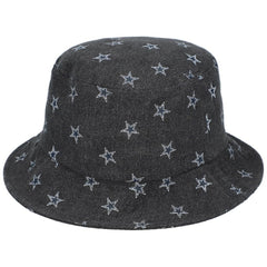 Dallas Cowboys The Wild Collective Women's Denim Bucket Hat - Black discount
