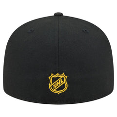 Boston Bruins New Era Oversized Vintage Arch 59Fifty Fitted Hat Black