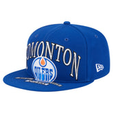 Edmonton Oilers New Era Oversized Vintage Arch 59Fifty Fitted Hat Royal