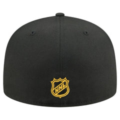 Pittsburgh Penguins New Era Oversized Vintage Arch 59Fifty Fitted Hat Black