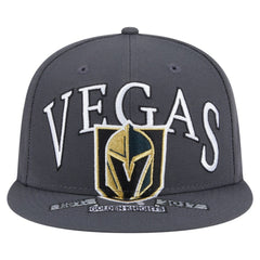 Vegas Golden Knights New Era Oversized Vintage Arch 59Fifty Fitted Hat Gray