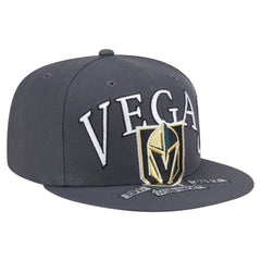Vegas Golden Knights New Era Oversized Vintage Arch 59Fifty Fitted Hat Gray