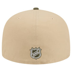 Colorado Avalanche New Era Color Pack Two-Tone 59FIFTY A-Frame Fitted Hat Tan/Olive