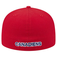 Montreal Canadiens New Era Deceptor 59FIFTY Fitted Hat Red