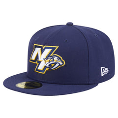 Nashville Predators New Era Deceptor 59FIFTY Fitted Hat Navy