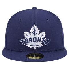 Toronto Maple Leafs New Era Deceptor 59FIFTY Fitted Hat Navy