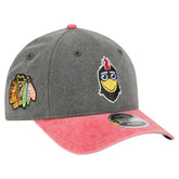 Chicago Blackhawks New Era Mascot 2-Tone 9FORTY Adjustable Hat Black/Red
