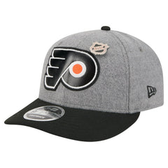 Philadelphia Flyers New Era Wool Pin Low Profile 9FIFTY Snapback Hat Gray/Black
