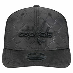 Washington Capitals New Era Quilted Nylon 9SEVENTY Adjustable Trucker Hat Black