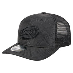 Carolina Hurricanes New Era Quilted Nylon 9SEVENTY Adjustable Trucker Hat Black