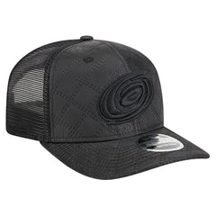 Carolina Hurricanes New Era Quilted Nylon 9SEVENTY Adjustable Trucker Hat Black