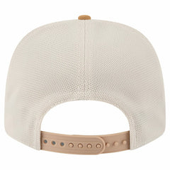 Pittsburgh Penguins New Era Two-Tone Trucker 9SEVENTY Stretch Snap Adjustable Hat Tan/Light Brown