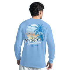 Dallas Cowboys G-III Sports by Carl Banks Margaritaville It's Five O'Clock Somewhere Long Sleeve T-Shirt - Light Blue sale