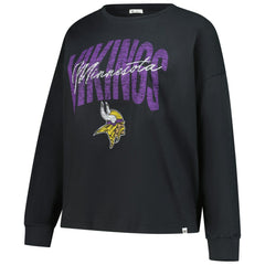 Minnesota Vikings '47 Women's Plus Size Muse Sydney Long Sleeve T-Shirt - Black outlet