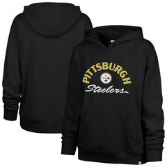 Pittsburgh Steelers '47 Women's Plus Size Whirlwind Naomi Hoodie - Black on sale