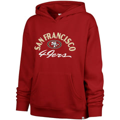 San Francisco 49ers '47 Women's Plus Size Whirlwind Naomi Hoodie - Scarlet sale