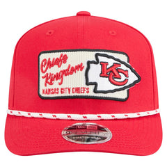 Kansas City Chiefs New Era Chant 9SEVENTY Stretch-Snap Hat - Red sale