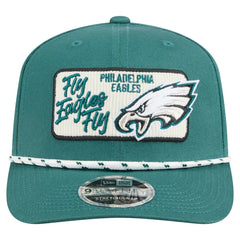 Philadelphia Eagles New Era Chant 9SEVENTY Stretch-Snap Hat - Midnight Green discount