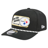 Pittsburgh Steelers New Era Chant 9SEVENTY Stretch-Snap Hat - Black outlet